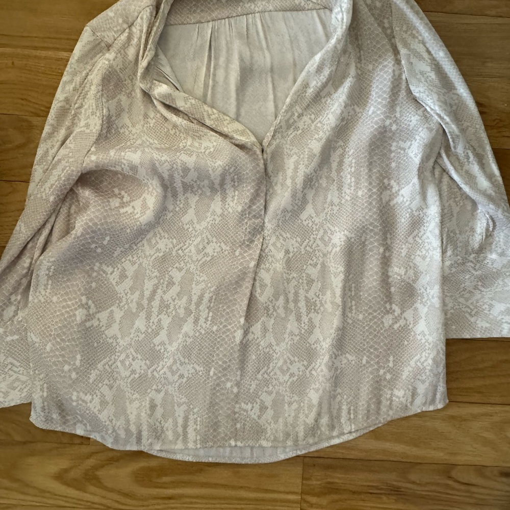 Elegant Cream Women's Top